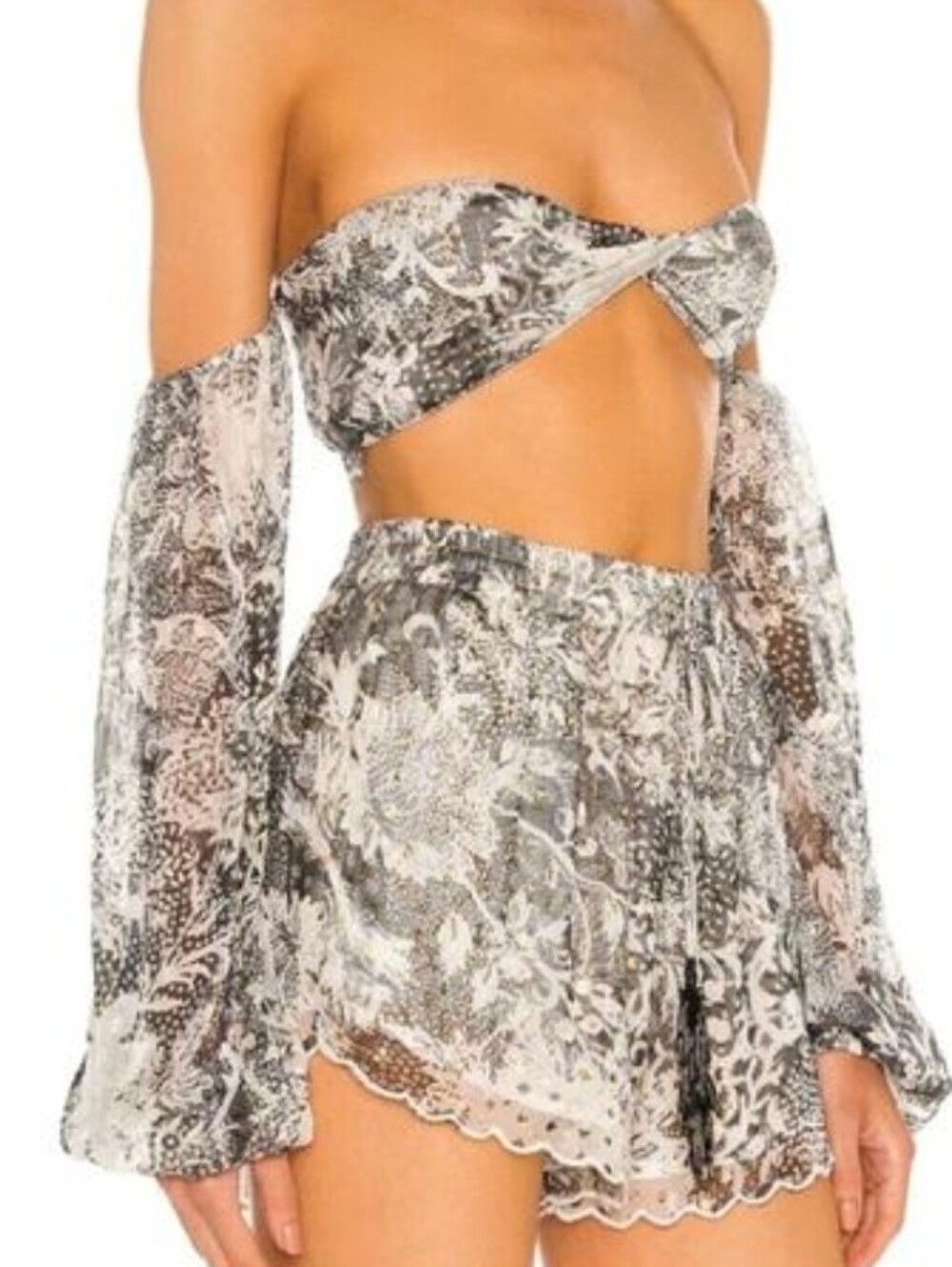 Rococo Sand | Paola Bandeau Top Size M
